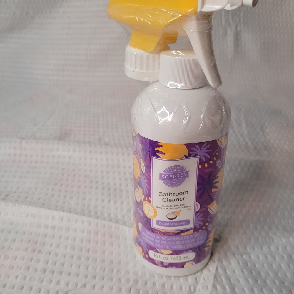 Scentsy Bathroom Cleaner Coastal Sunset 16 fl oz New Sealed Spray Bottle